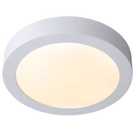 Plafoniera LED Lucide Brice 15W 3000K 24cm bianca IP44