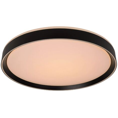 Plafoniera LED Lucide Nuria 30cm 18W nera dimmer 2700K