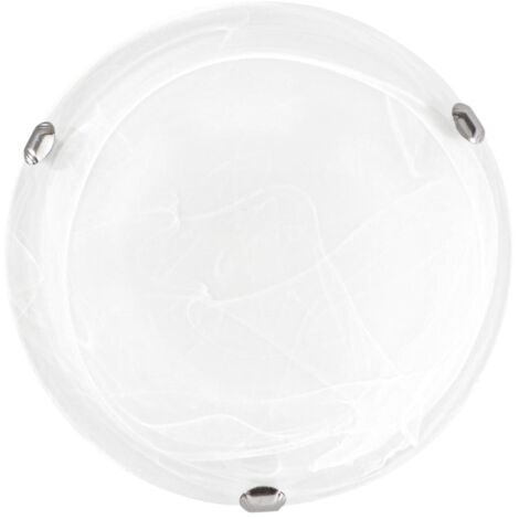 Plafoniera LED LUNA in vetro bianco 16W 4000K (luce naturale) 30 cm..