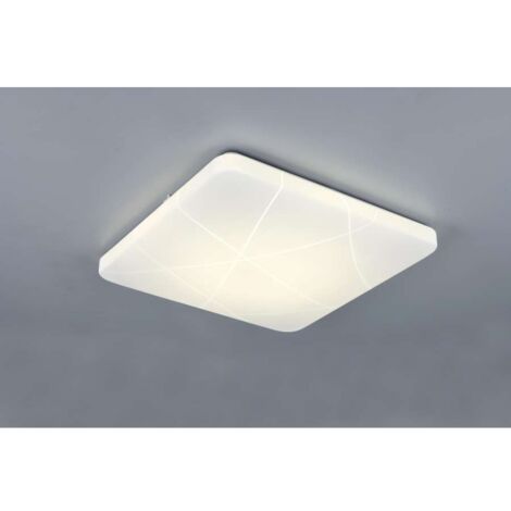 Plafoniera LED Mandria 1 Luce 24W 4000K cm.41x41 Effetto Linea