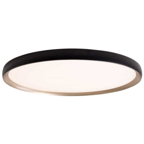 Plafoniera LED Maxlight VIK tonda 48cm nero-oro 45W