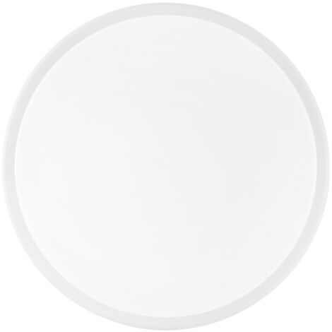 "Plafoniera LED MAYFAIR bianca 40W con interruttore CCT 48 cm."