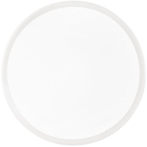 "Plafoniera LED MAYFAIR in alluminio bianco 18W con interruttore CCT 30 cm."