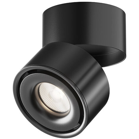 Plafoniera LED Maytoni Yin nera 15W 4000K dimmer IP20