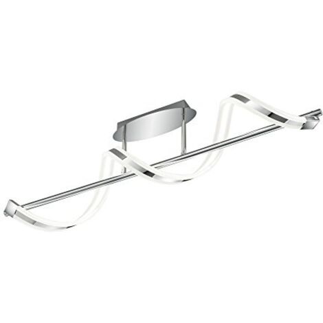Plafoniera LED, metallo, cromo, 103x27x18 cm, Sydney