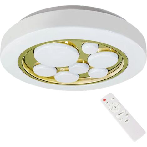 Plafoniera LED Milagro Bubbles Ø39 30W oro telecomando