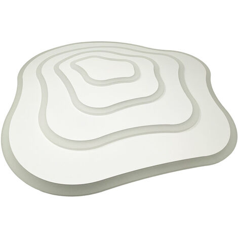 Plafoniera led moderna effetto ondulato lampada da soffitto 59 watt luce calda 3000k