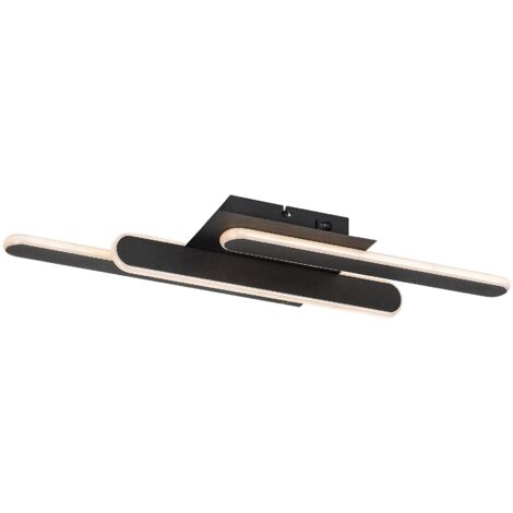 Plafoniera LED moderna nera CCT 18W Sindri Rabalux