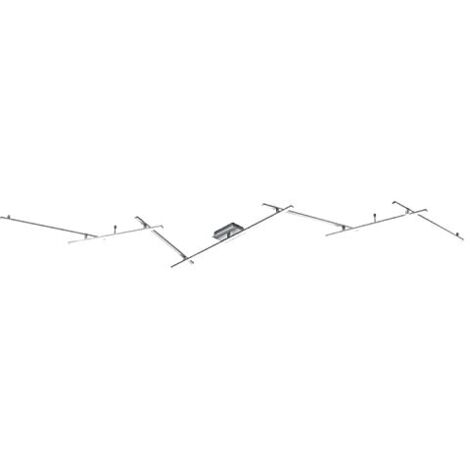 Plafoniera LED moderna Trio Indira cromata 3000lm 3000K