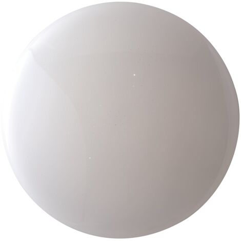 Plafoniera LED MOON rotonda bianca 18W con CCT e telecomando IP44 30 cm.