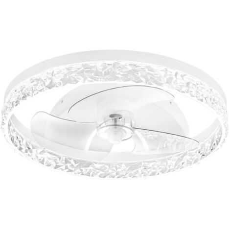 "Plafoniera LED NASHI 30W con ventilatore estate/inverno 6 velocità con smart Wi-Fi e telecomando"