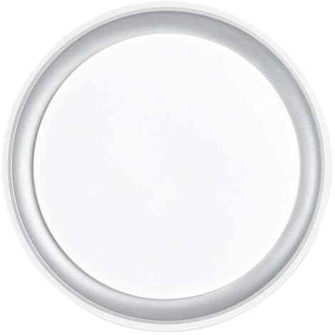 PLAFONIERA LED NEON 24W D.40XH7CM 3-4-6500K SILVE.