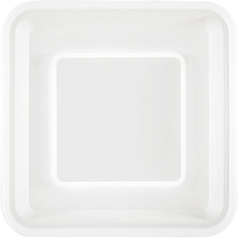 "Plafoniera LED NURAX quadrata in alluminio bianco 45W con CCT 50 cm."