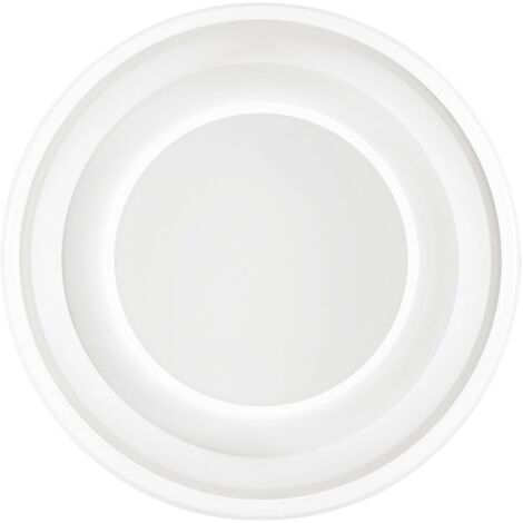 "Plafoniera LED NURAX rotonda in alluminio bianco 45W con CCT 50 cm."