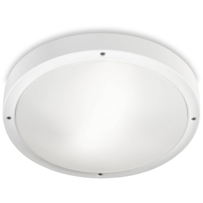 Leds-C4 Basic - Plafoniera da esterno a led rotonda da incasso Basic White 36cm 3395lm 4000K IP65