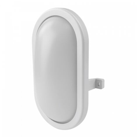 Plafoniera LED ovale 12W 4000K IP54 bianca Ecolight