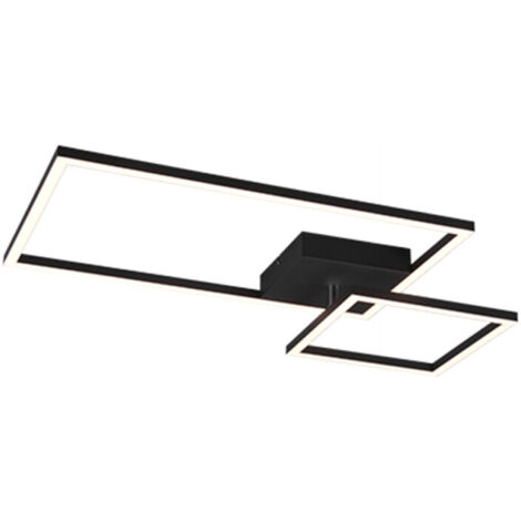 PLAFONIERA LED PADELLA CON SNODO 25W 4000K NERA- 1,0 pz