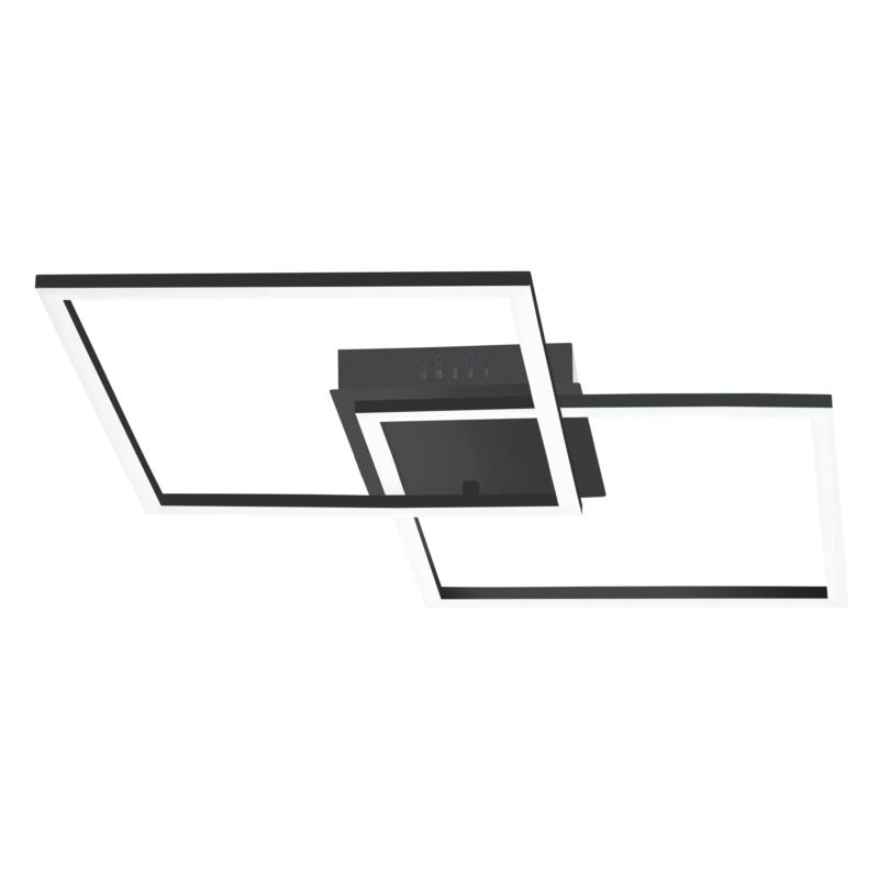 Plafoniera led da interno Eglo palmaves' nero 3000-6500k
