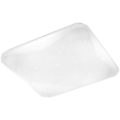 Plafoniera LED Polux Kastor quadrata bianca 36W 4000K