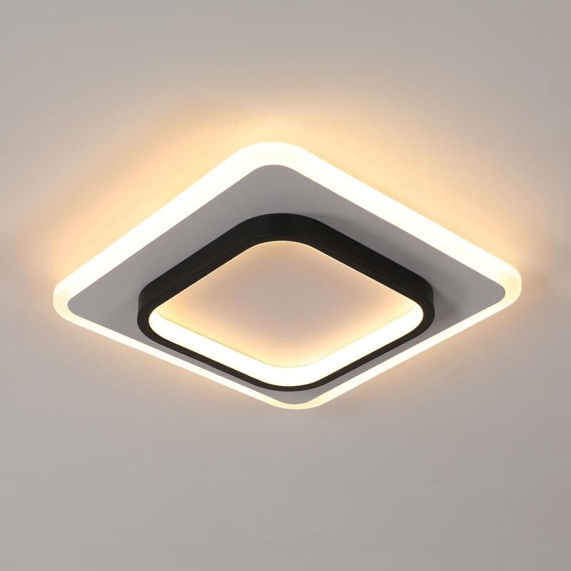 Plafoniera LED Quadrata, 30W 3375LM Lampada da