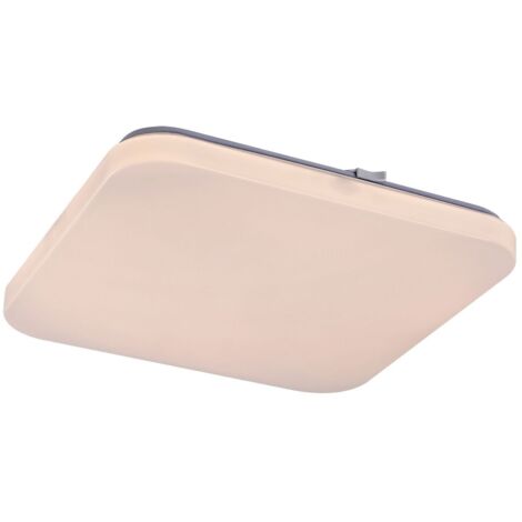 Plafoniera LED quadrata 32,5cm 20W bianca sensore Rabalux