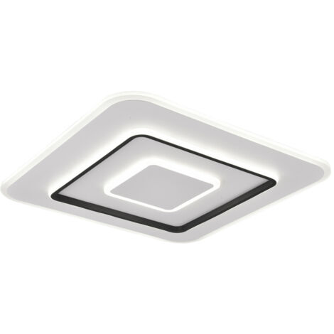 Plafoniera LED quadrata 60cm 55W dimmer telecomando RL Jora