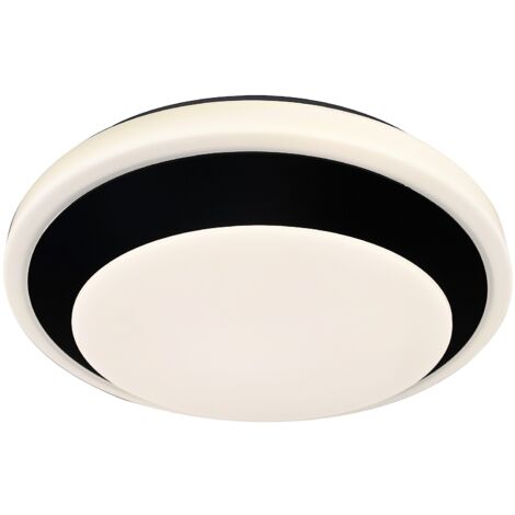 Plafoniera LED Rabalux Barbora nera/bianca Ø38 24W 4000K