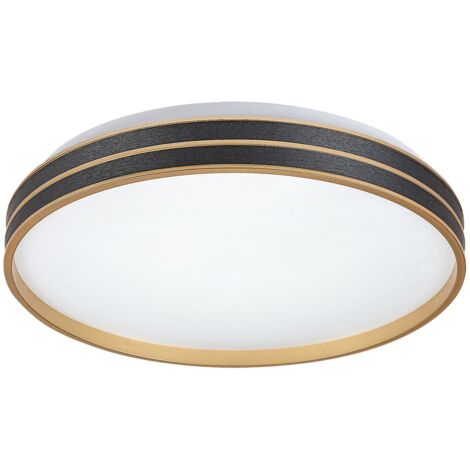 Plafoniera LED Rabalux Gandor 39cm 24W CCT nero rotonda