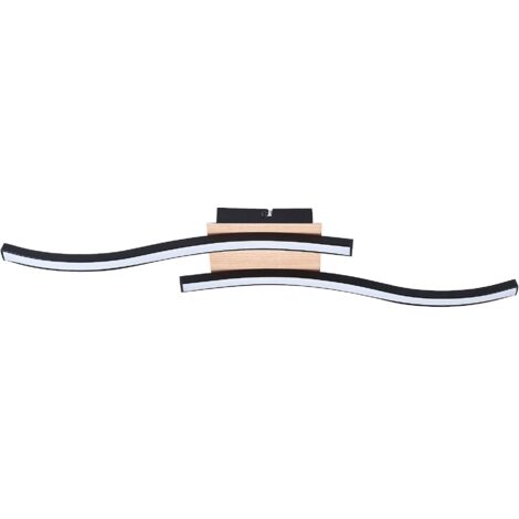 Plafoniera LED Rabalux Heimdall 12W nero opaco 3000K