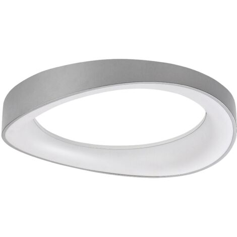 Plafoniera LED Rabalux Iliana argento Ø42 38W 3000K