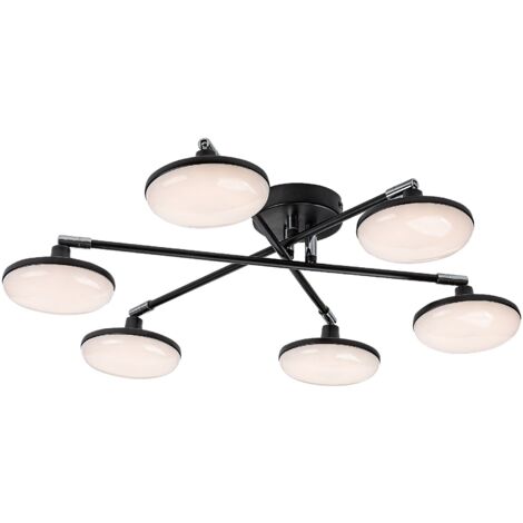 Plafoniera LED regolabile Rabalux Madi 24W nera 3000K