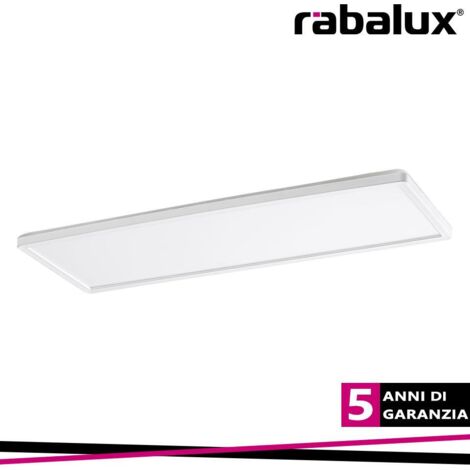 Plafoniera LED rettangolare 58x20cm 22W 4000K bianca