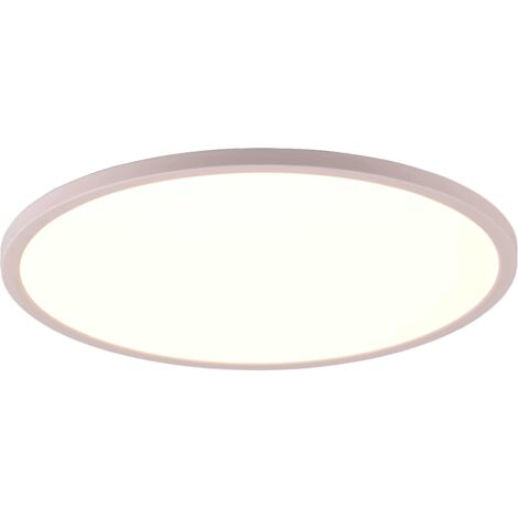 Plafoniera LED RGB, bianco opaco, D40 cm, Aureo