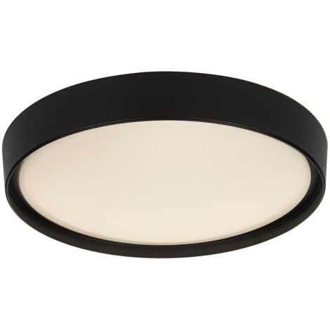 Plafoniera LED RGB con telecomando 50cm 40W nera Rabalux