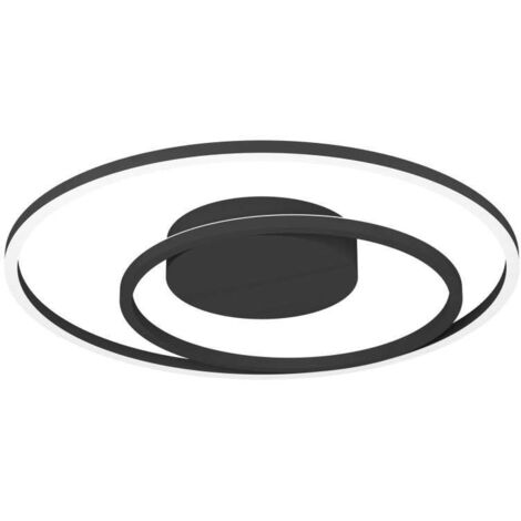 Plafoniera led rgb eglo calagrano-z 21.5w 3000-6500k nero - 900728