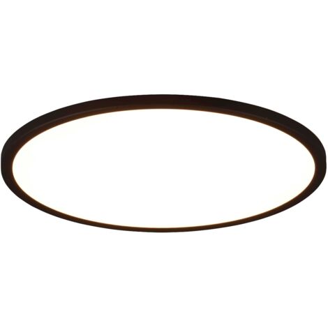 Plafoniera LED RGB, nero opaco, D40 cm, Aureo