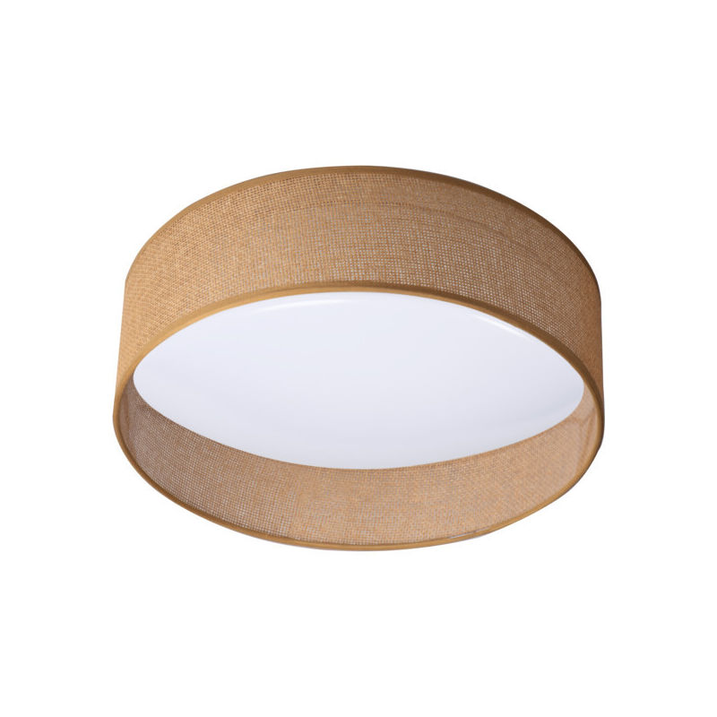 Image of Plafoniera led rifa 17,5W - Bianco Caldo 3000K - IP20 - Metallo e Tessuto