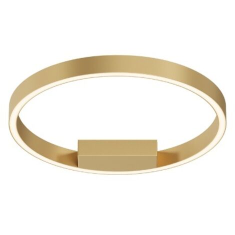 Plafoniera LED ring moderna ottone/bianco 24W Maytoni RIM