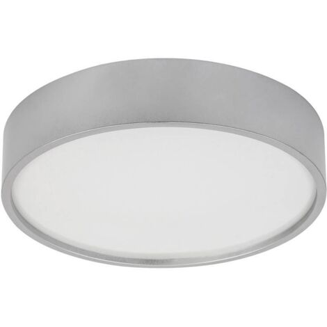 Plafoniera LED rotonda 28cm 18W argento IP44 Rabalux