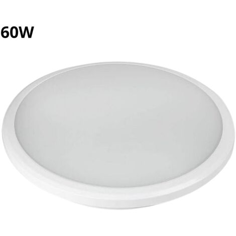 Plafoniera Led Rotonda 3in1 60W Soffitto Parete IP65 Moderno Liscia