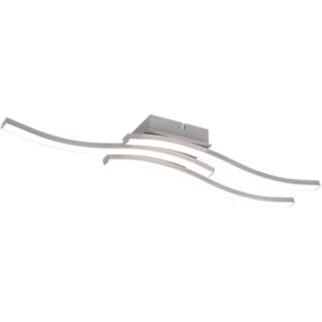 PLAFONIERA LED ROUTE ACCIAIO SATINATO 3L X 5W 4000K