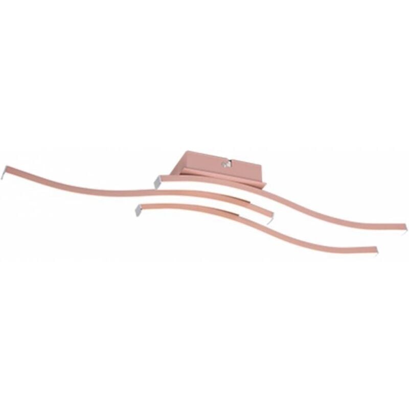 Plafonnier led route rose gold 3l x 5w 400k0