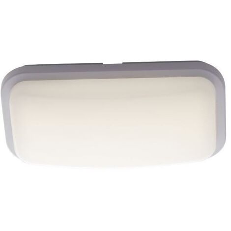 PLAFONIERA LED SHELLY BIANCA 15W 24CM 3-4000K IP6.