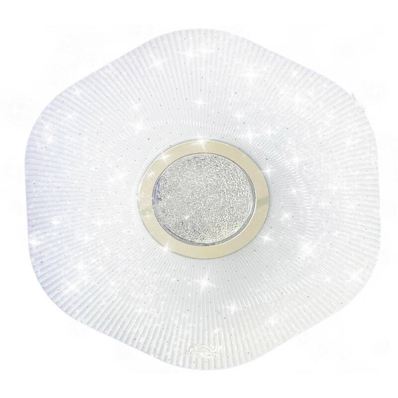 Image of Driwei - Plafoniera led Soffitto Bianca 80w Luce Fredda Bordo Ondulto Cielo Stellato B607