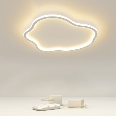 WOTTES Plafoniera LED Soffitto Impermeabile Lampada da Soffitto Creativo Luce Soffitto Bianco Luce Variabile a Tre Colori