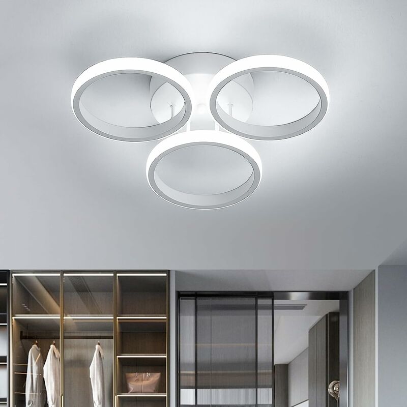 Goeco - Plafoniera led Design moderno Bianco