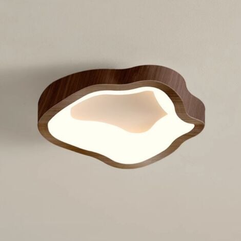 WOTTES Plafoniera LED Soffitto Moderna Lampada da Soffitto Metallo e Acrilica 14W per Cucina Bagno Balcone - Luce Bianco Caldo