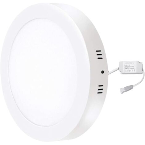 Plafoniera Led Soffitto Rotonda 18W Luce Naturale 20 cm Pannello Faretto