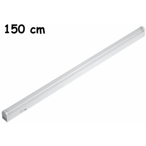 DRIWEI Plafoniera led sottopensile 150cm copertura opaca luce fredda 36W barra led T5