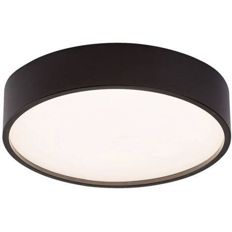 Plafoniera LED tonda 28cm 18W nera IP44 Rabalux Larcia